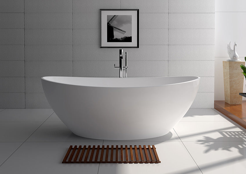 Legion Furniture WJ8643-W-L 71" Bath Tub