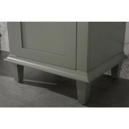 Legion Furniture 21" Pewter Green Linen Cabinet WLF2221-PG-LC