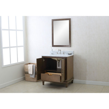 Legion Furniture 30" Antique Coffee Sink Vanity With Wlf7040-31 Top, No Faucet WLF7040-30-CW