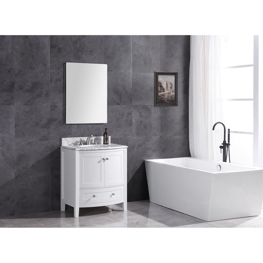 Legion Furniture 30" White Bathroom Vanity - Pvc WT9309-30-W-PVC