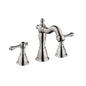 Brushed Nickel Widespread Bathroom Faucet with Drain Assembly