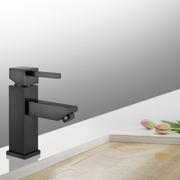 ZY6001-OR Legion Furniture Single Hole Single Handle Bathroom Faucet with Drain Assembly