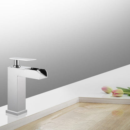 ZY8001-C Single Hole Single Handle Bathroom Faucet with Drain Assembly