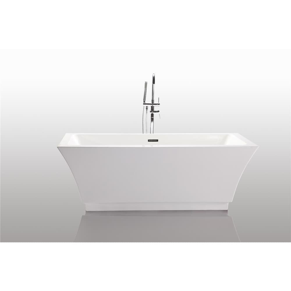 Legion Furniture 67" White Acrylic Tub - No Faucet WE6805-J