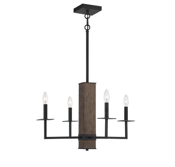 4-Light Chandelier in Remington