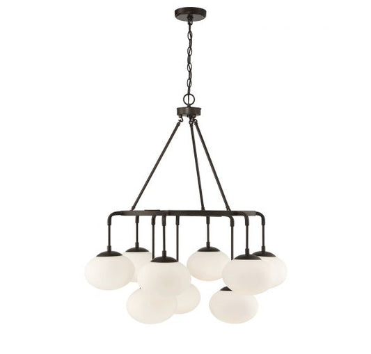 9-Light Chandelier in Oil Rubbed Bronze