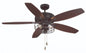 52" 3-Light Ceiling Fan in Oil Rubbed Bronze