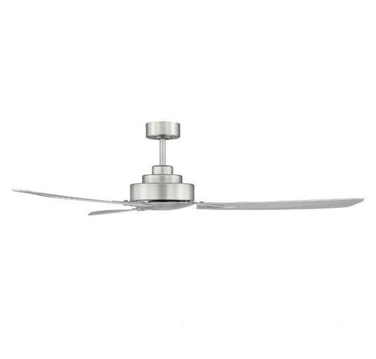 58" Ceiling Fan in Brushed Nickel