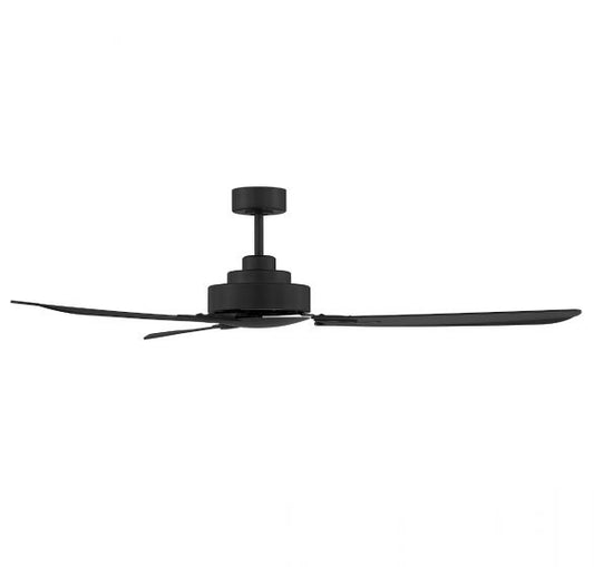 58" Ceiling Fan in Matte Black