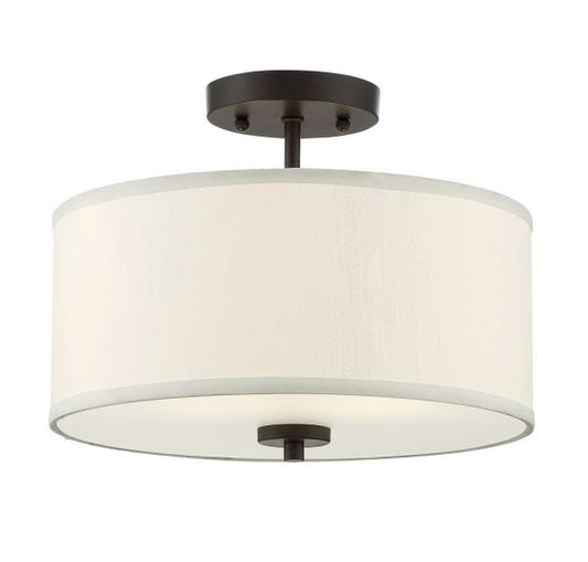 2-Light Ceiling Light in Oil Rubbed Bronze