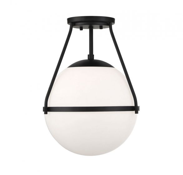 1-Light Ceiling Light in Matte Black