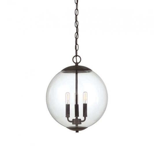 3-Light Pendant in Oil Rubbed Bronze